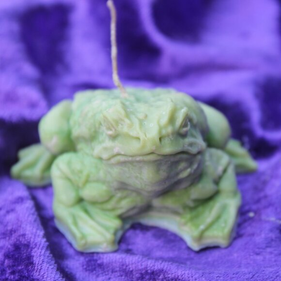Green Frog Candle - Picture 3 of 14
